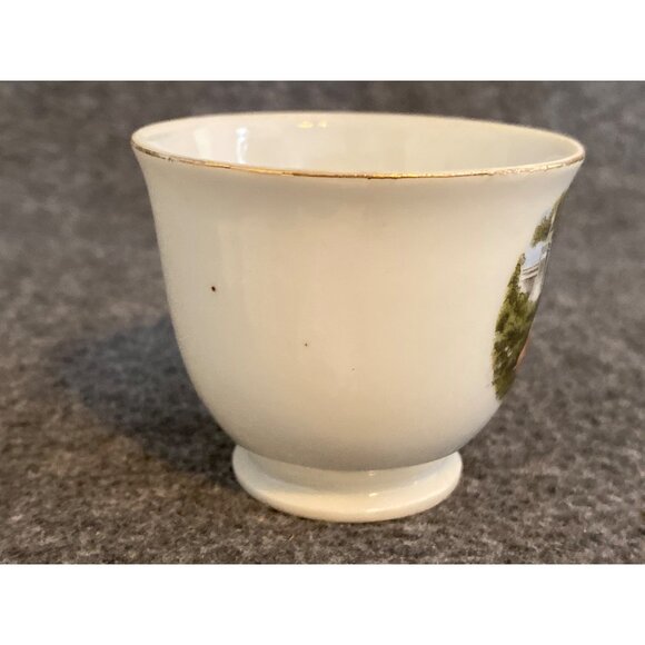 VTG Victorian Fragonard Couple China Cup Saucer Creamer Demitasse Replacement - Picture 15 of 16